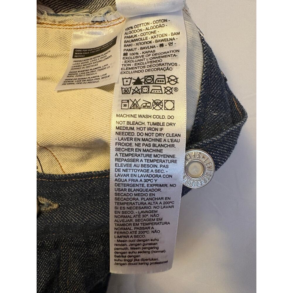 Levi's Levis Vintage Clothing 501xx 1890 Shrink To Fit Selvedge Jeans 31x32 - Picture 4 of 5